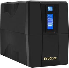 Источник бесперебойного питания Exegate Power Smart ULB-850.LCD.AVR.C13.RJ.USB 850VA Черный EP285476RUS