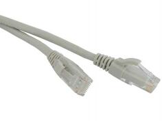 Патч-корд UTP 5E категории LSZH 10м Hyperline PC-LPM-UTP-RJ45-RJ45-C5e-10M-LSZH-GY серый