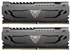 Оперативная память для компьютера 64Gb (2x32Gb) PC4-28800 3600MHz DDR4 DIMM Unbuffered CL18 Patriot Viper Steel PVS464G360C8K Патриот
