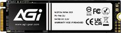 Твердотельный накопитель SSD M.2 256 Gb AGI AI198 Read 1950Mb/s Write 1200Mb/s 3D NAND TLC AGI256G66AI198