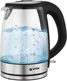 Чайник электрический Vitek VT-1180, 2200Вт, серебристый и черный
