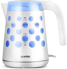 Чайник электрический VITEK VT-7048-01, 2200Вт, белый