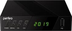 Perfeo DVB-T2/C приставка STREAM-2 для цифр.TV, Wi-Fi, IPTV, HDMI, 2 USB, DolbyDigital, пульт ДУ