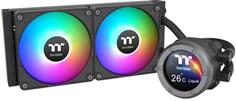 Жидкостная система охлаждения Thermaltake CL-W416-PL14SW-A All-In-One Liquid Cooler System/ARGB Fan 140*2/PWM 500-1800 rpm/Water Block 2.1 inch LCD