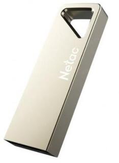 Флеш Диск Netac U326 16Gb &lt;NT03U326N-016G-20PN&gt;, USB2.0, металлическая плоская