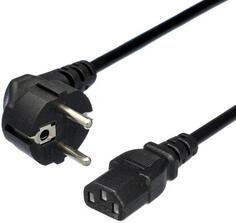 Кабель питания GoPower евровилка CEE 7/7-C13 1.8м ПВХ 0.75мм черный (1/10/160)