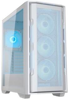 Cougar Uniface X RGB White, 3x140mm ARGB +1x120mm ARGB Fan, ARGB Fan Hub, без БП, белый, E-ATX