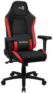 Кресло для геймеров Aerocool CROWN Leatherette Black Red чёрный красный