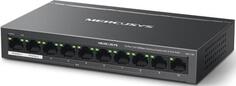 Коммутатор Mercusys MS110P (L2) 10x100Мбит/с 8PoE+ 65W неуправляемый