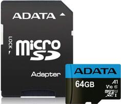 Micro SecureDigital 64Gb A-DATA AUSDX64GUICL10A1-RA1