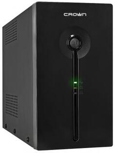 Источник бесперебойного питания Crown CMU-SP800 COMBO USB 800VA Черный