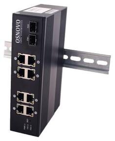 Коммутатор Osnovo SW-70802/I неуправляемый 8 портов 10/100/1000Mbps 2xSFP