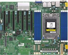 Материнская плата SuperMicro MBD-H12SSL-NT-B ,AMD EPYC (Socket SP3), 8xDDR4, 16xSATA (or 4xNVMe), 2xM.2, 2xDOM, 2x10GbE (Broadcom BCM57416), IPMI, 5xP