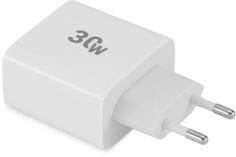 Сетевое зарядное устройство Digma DGW3D, USB-C + USB-A, 3A, белый [dgw3d0f110wh]