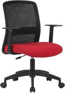 Кресло офисное Cactus CS-MC333-BKRD чёрный красный