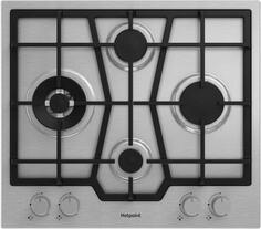Газовая варочная поверхность Hotpoint HGMT 643 W IX нержавеющая сталь Ariston