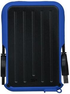 Внешний жесткий диск 2.5 2 Tb USB 3.1 Silicon Power Armor A66 черный синий