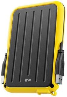 Внешний жесткий диск 2.5 2 Tb USB 3.1 Silicon Power Armor A66 желтый черный SP020TBPHD66SS3Y