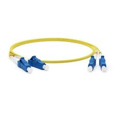 Hyperline FC-D2-9-LC/UR-LC/UR-H-15M-LSZH-YL Патч-корд волоконно-оптический (шнур) SM 9/125 (OS2), LC/UPC-LC/UPC, 2.0 мм, duplex, LSZH, 15 м