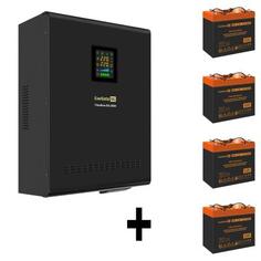 Комплект ИБП EX296003RUS + батарея 55Aч EX285652RUS 4шт (инвертор, синус, для котла, настенный) ExeGate FineSine SX-3000.LCD.AVR.2SH.T &lt;3000VA/2100