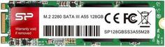 Твердотельный накопитель SSD M.2 128 Gb Silicon Power A55 Read 560Mb/s Write 530Mb/s TLC (SP128GBSS3A55M28)