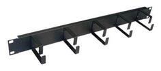 Кабельный органайзер Lanmaster TWT-ORG1U-5V 19 1U 5 колец