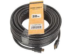 Кабель HDMI 20м VCOM Telecom CG150S-20M круглый черный