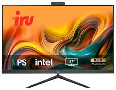 Моноблок 27 iRu Office 27IH5P2K 2560 x 1440 Intel Core i5-11400 16Gb SSD 256 Gb Intel UHD Graphics 730 DOS черный 1865028 1865028