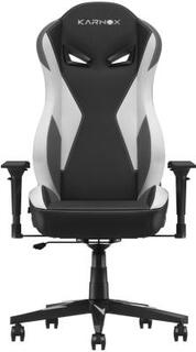 Премиум игровое кресло KARNOX HUNTER Bad Guy Edition, белый