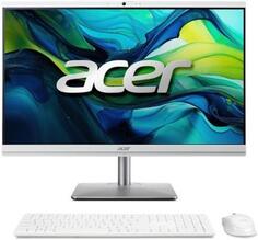 Моноблок Acer Aspire C27-195ES 27 Full HD Core Ultra 5 125U (1.3) 16Gb SSD512Gb Graphics CR Eshell GbitEth WiFi BT 65W клавиатура мышь Cam серебристы