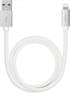 Кабель Lightning 1.2м Deppa Leather круглый 72267