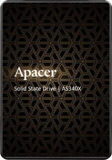 Твердотельный накопитель SSD 2.5 120 Gb Apacer Panther AS340X Read 550Mb/s Write 500Mb/s 3D NAND TLC