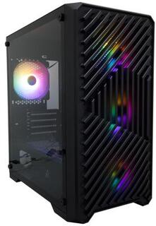 1STPLAYER TRILOBITE T5 Black / mATX, TG / 4x120mm LED fans inc. / T5-BK-4F1