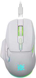 Беспроводная игровая мышь DEFENDER STIX белая (USB, 7 кн., 3200 dpi, 500мАч, GM-009)