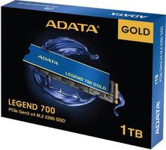Твердотельный накопитель SSD M.2 1 Tb ADATA Legend 700 Gold Read 2000Mb/s Write 1600Mb/s 3D NAND SLEG-700G-1TCS-SH7