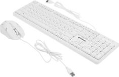Набор DEFENDER MOTION C-977 клавиатура+мышь белые (USB, 4 кн., 1600 dpi, 104 кл.)