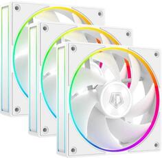 Вентилятор ID-Cooling AF-127-ARGB-W Trio ARGB 120x120x27mm белый 4-pin 14-30dB 180gr Ret