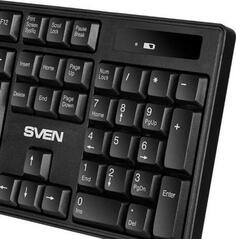 Клавиатура беспроводная Sven KB-C2100W USB черный