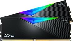 Оперативная память для компьютера 32Gb (2x16Gb) PC5-41600 5200MHz DDR5 DIMM CL38 A-Data LANCER RGB (AX5U5200C3816G-DCLARBK) Adata
