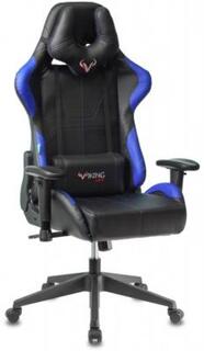 Кресло игровое Бюрократ VIKING 5 AERO BLUE черный/синий искусственная кожа