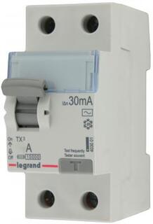 Выключатель дифференциального тока Legrand TX3 2П 40A 30MA-AC 403001