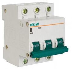 Автоматический выключатель DEKraft ВА-101 3П 32А C 4.5кА 11081DEK