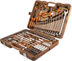 OMT143SL Набор инструмента универсальный 1/4, 1/2DR, 143 предмет, шт Ombra