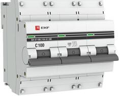 EKF mcb47100-3-100C-pro Автоматический выключатель 3P 100А (C) 10kA ВА 47-100 EKF PROxima