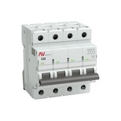 EKF mcb6-4-32C-av Выключатель автоматический AV-6 4P 32A (C) 6kA EKF AVERES