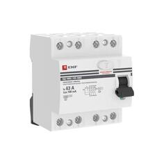 EKF elcb-4-63-100S-em-pro Устройство защитного отключения селективное 4P 63А/100мА (электромеханическое) EKF PROxima