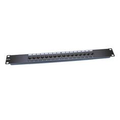 Патч-панель Hyperline PP3-19-16-8P8C-C5E-110D 19 1U 16 портов RJ-45 категория 5e Dual IDC ROHS черн