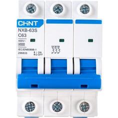 CHINT Авт. выкл. NXB-63S 3P 63А 4.5kA х-ка C R 296833
