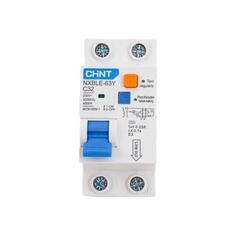 CHINT Диф. авт. выкл. NXBLE-63Y 1P+N 32А 30mA электронный тип AС, х-ка С, 4.5kA 105545