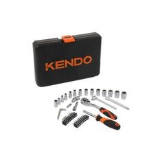 KENDO набор инструмента 1/4 с трещоткой 42 шт 90562